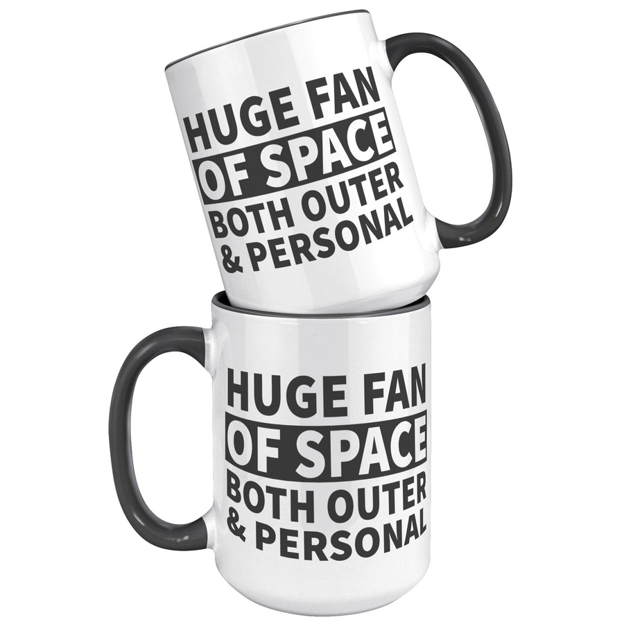 15oz Accent Mug - Huge Fan of Space