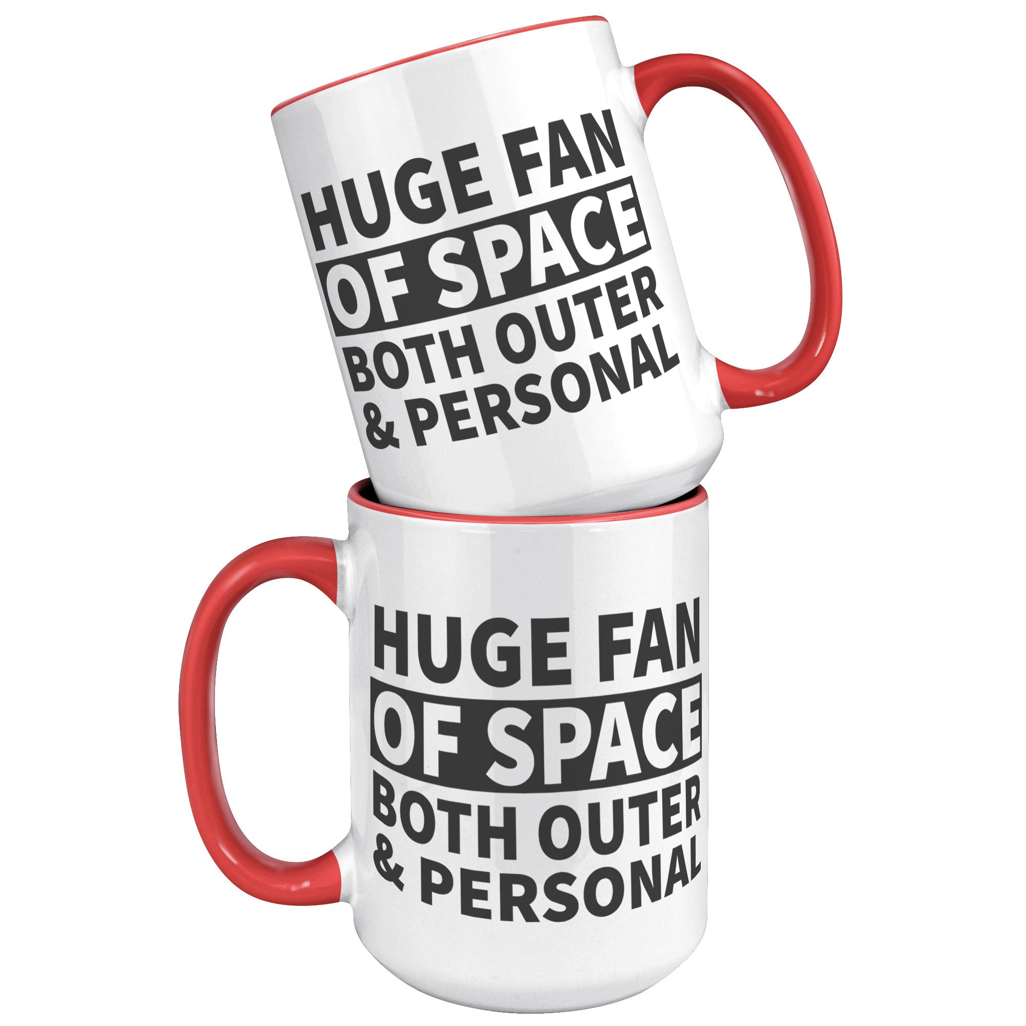15oz Accent Mug - Huge Fan of Space