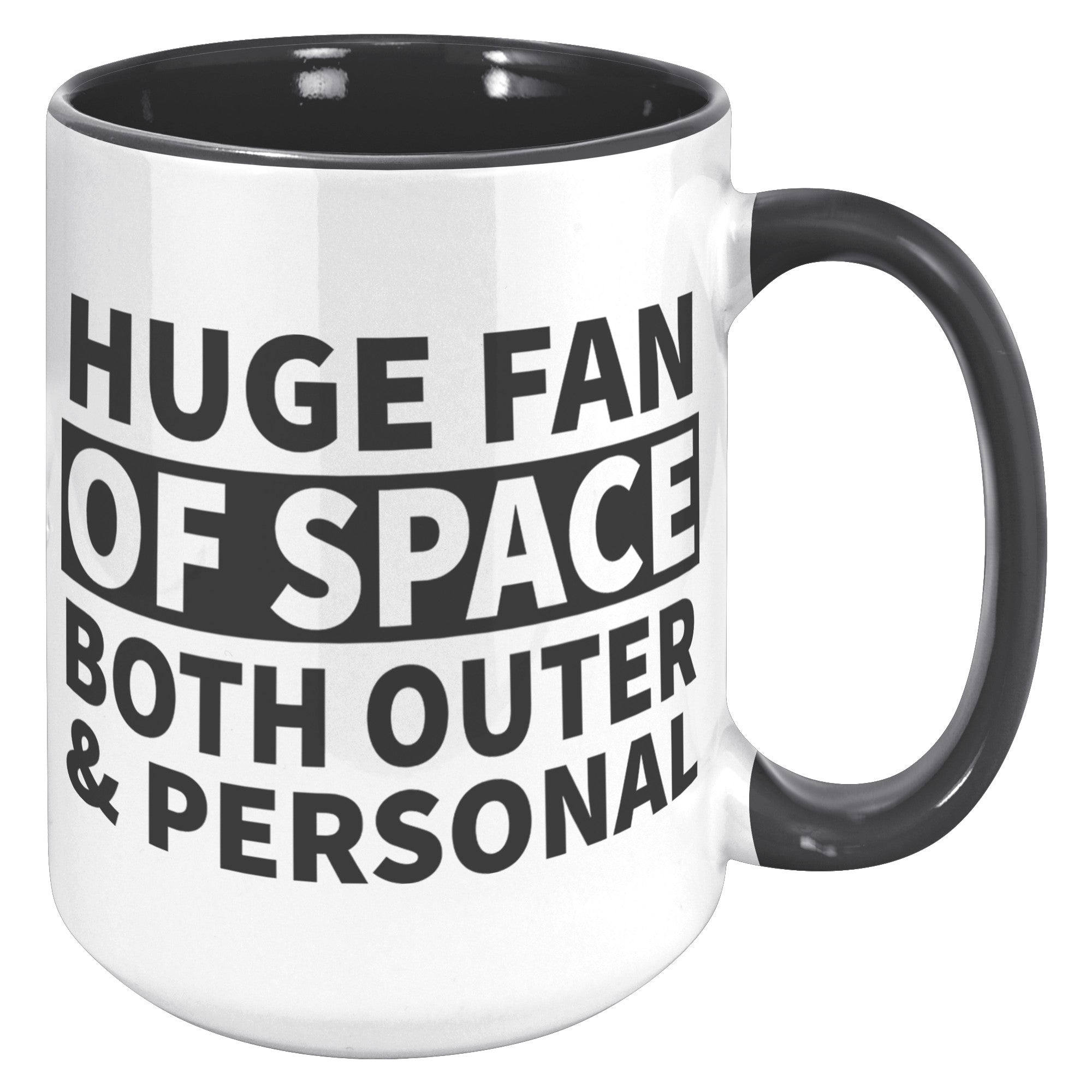 15oz Accent Mug - Huge Fan of Space