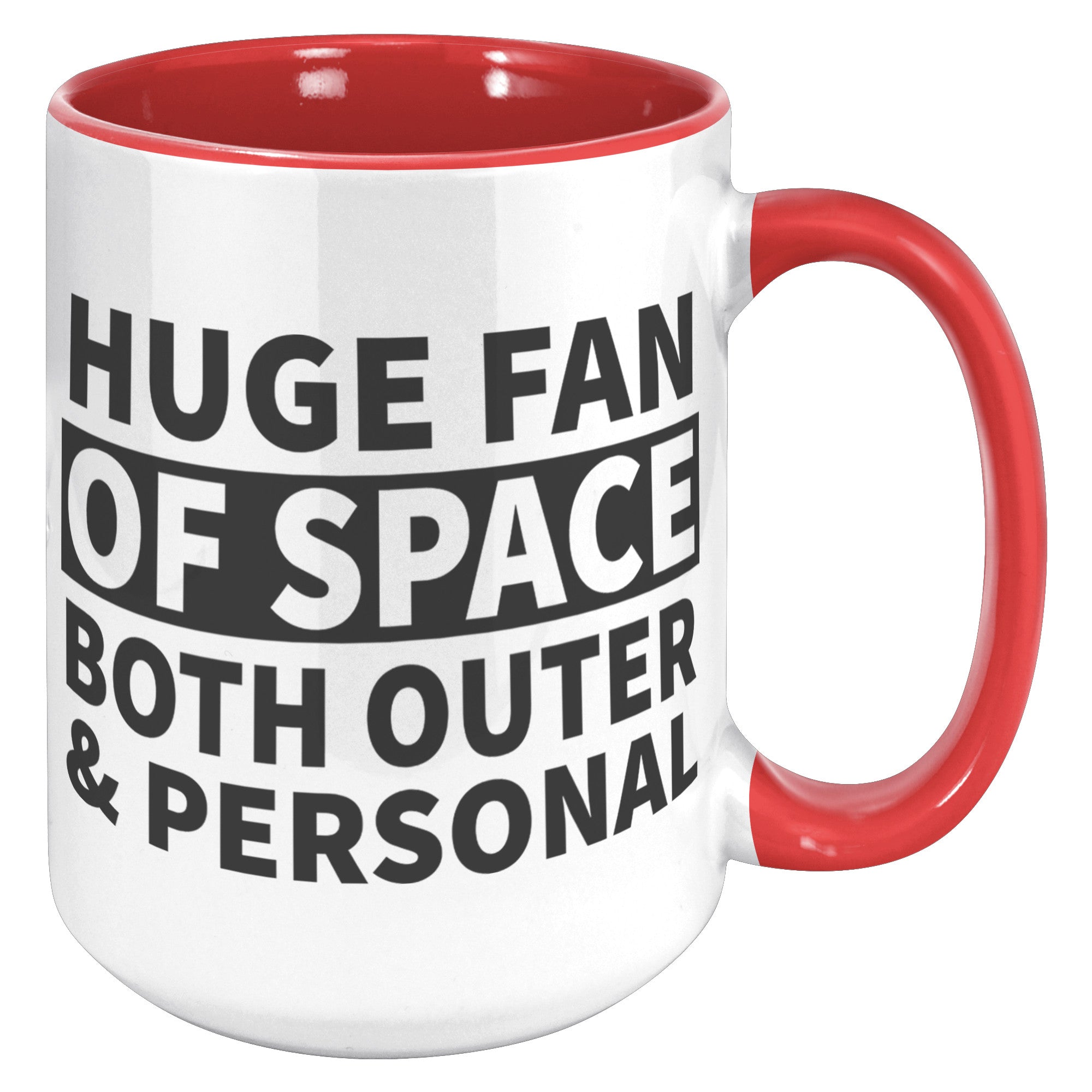 15oz Accent Mug - Huge Fan of Space