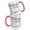 15oz Accent Mug - Leo Nutrition Facts
