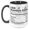 15oz Accent Mug - Leo Nutrition Facts