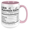 15oz Accent Mug - Leo Nutrition Facts