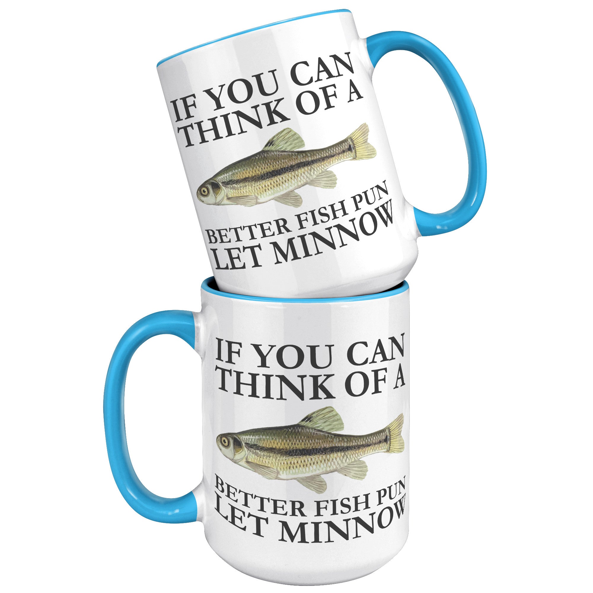 15oz Accent Mug - Let Minnow