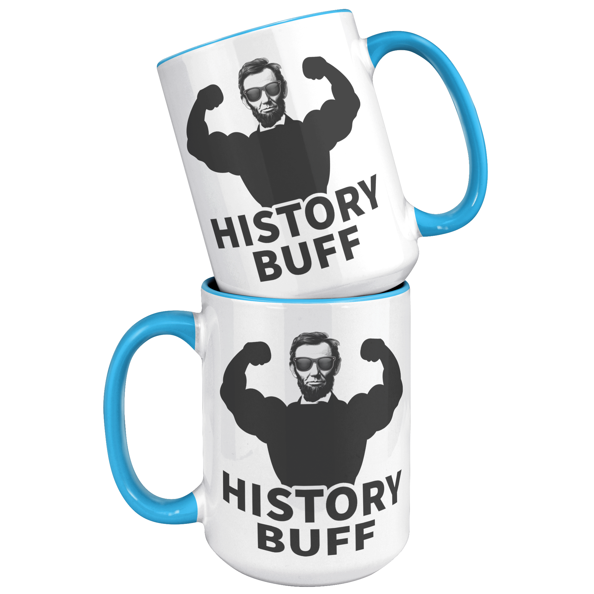 15oz_Accent_Mug_-_Lincoln_History_Buff_15oz_Accent_FrontBack_Blue_Mockup.png