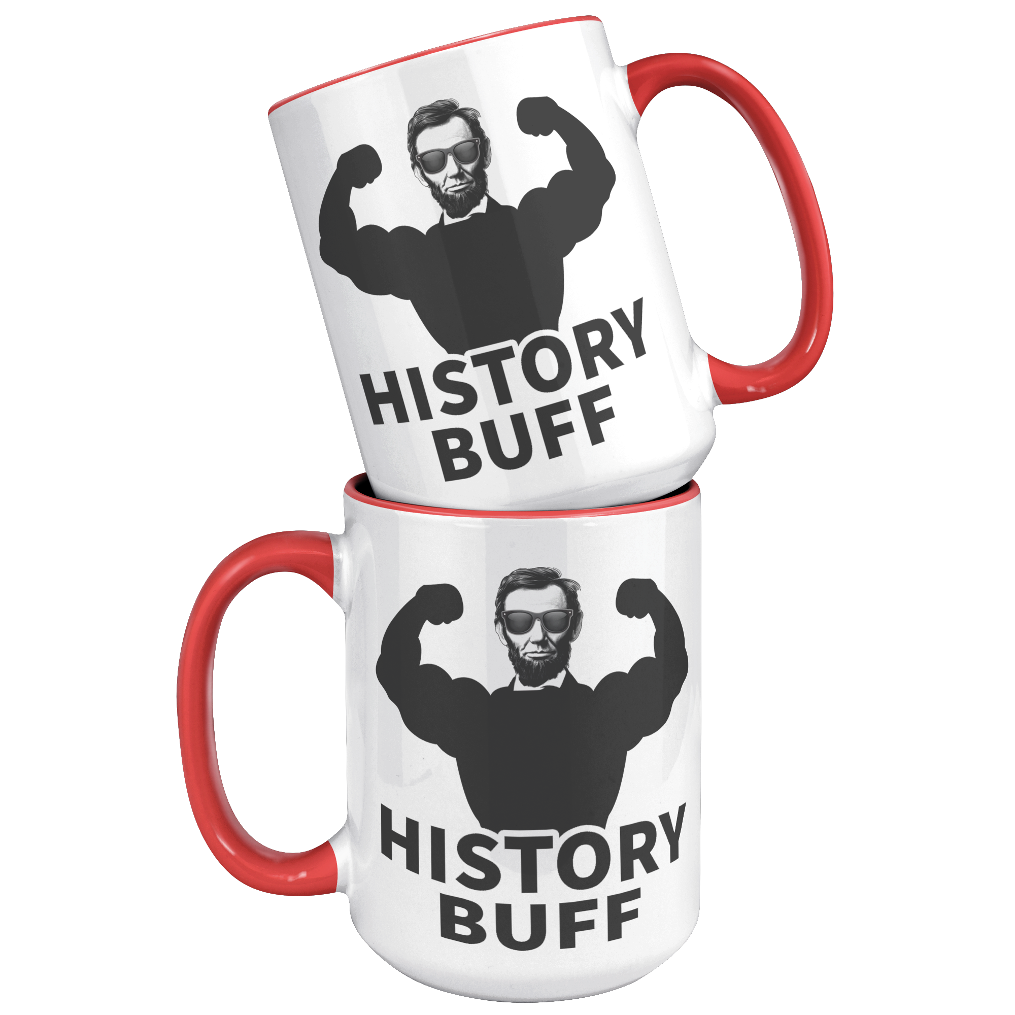 15oz_Accent_Mug_-_Lincoln_History_Mug_15oz_Accent_FrontBack_Red_Mockup.png