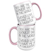 15oz Accent Mug - Luckiest Dad Daughter