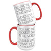 15oz Accent Mug - Luckiest Dad Daughter