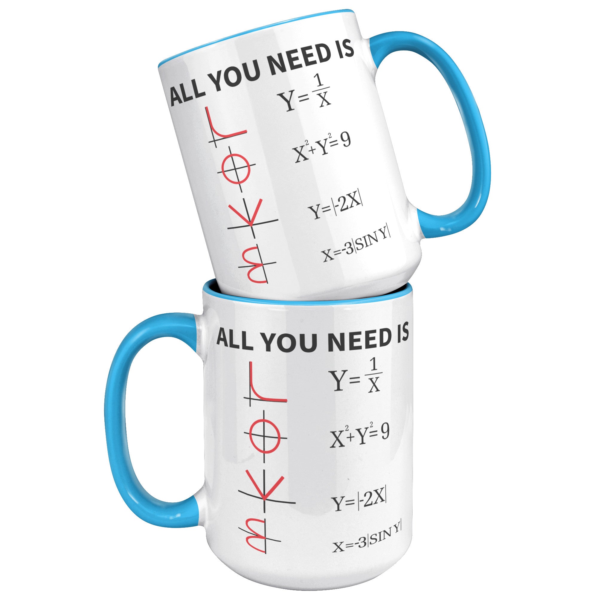 15oz Accent Mug - Math All You Need Is Love