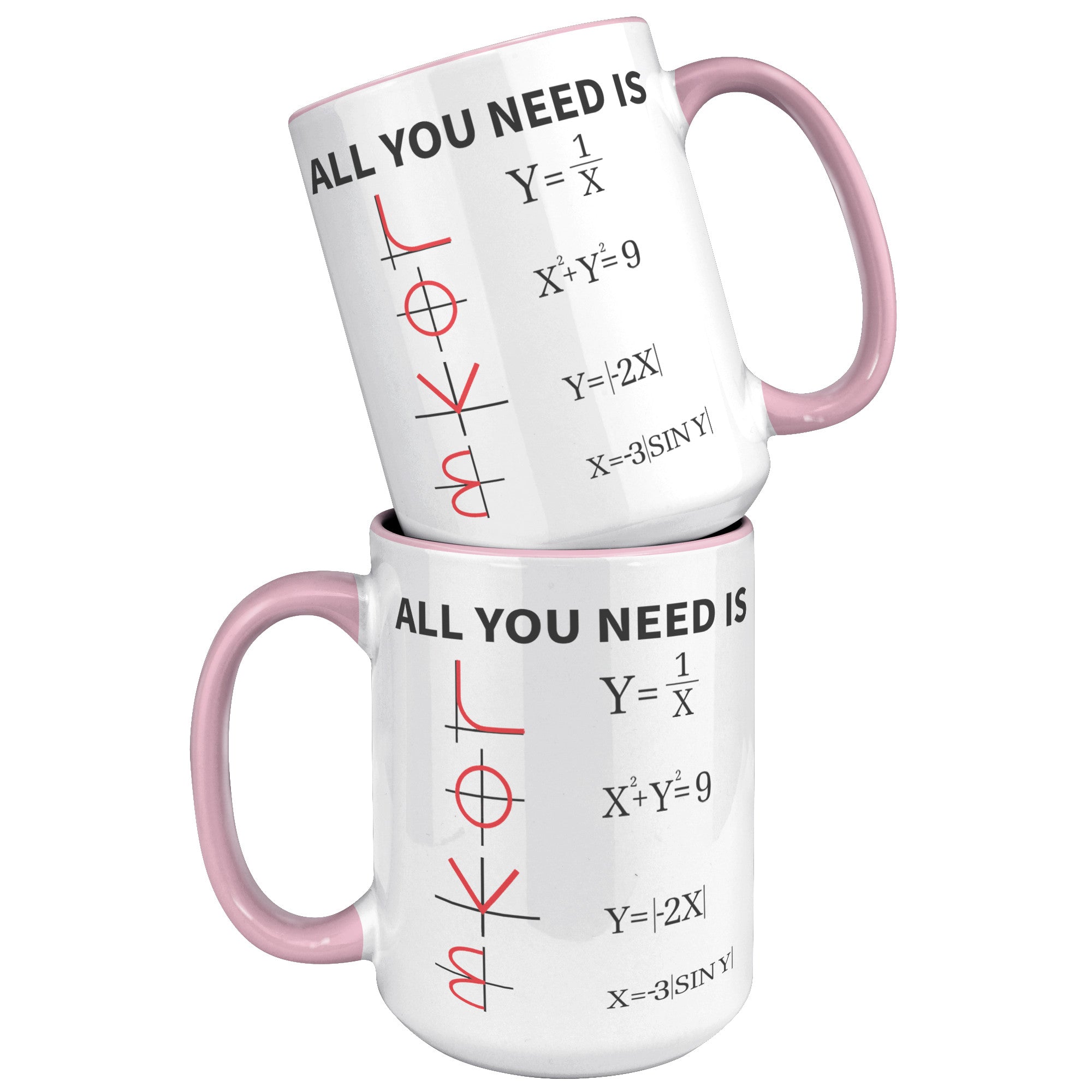 15oz Accent Mug - Math All You Need Is Love