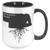 15oz Accent Mug - Nebraska Roots