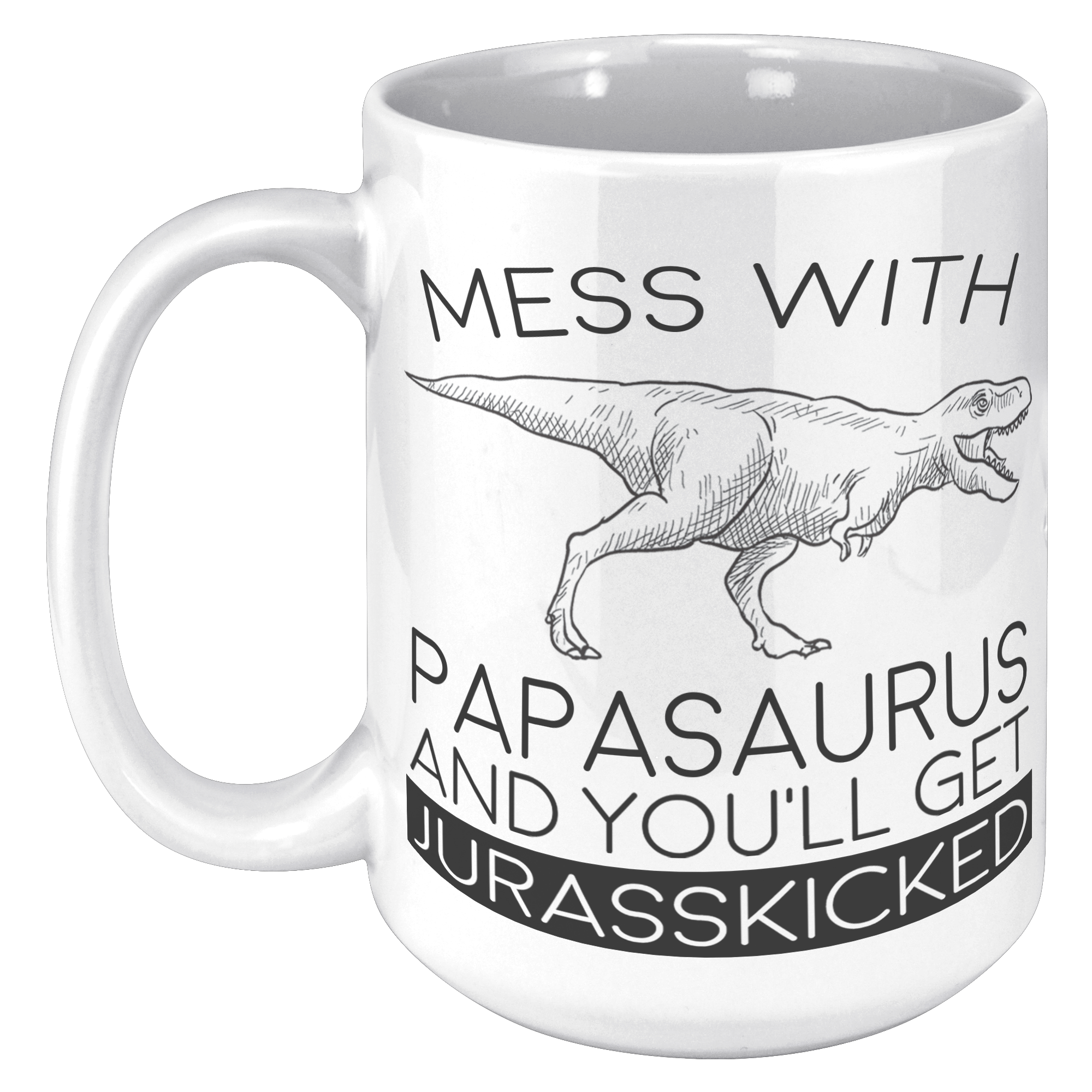 15oz_Accent_Mug_-_Papasaurus_Jurasskicke_15oz_LH_Mockup.png