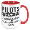 15oz Accent Mug - Pilots Looking Down