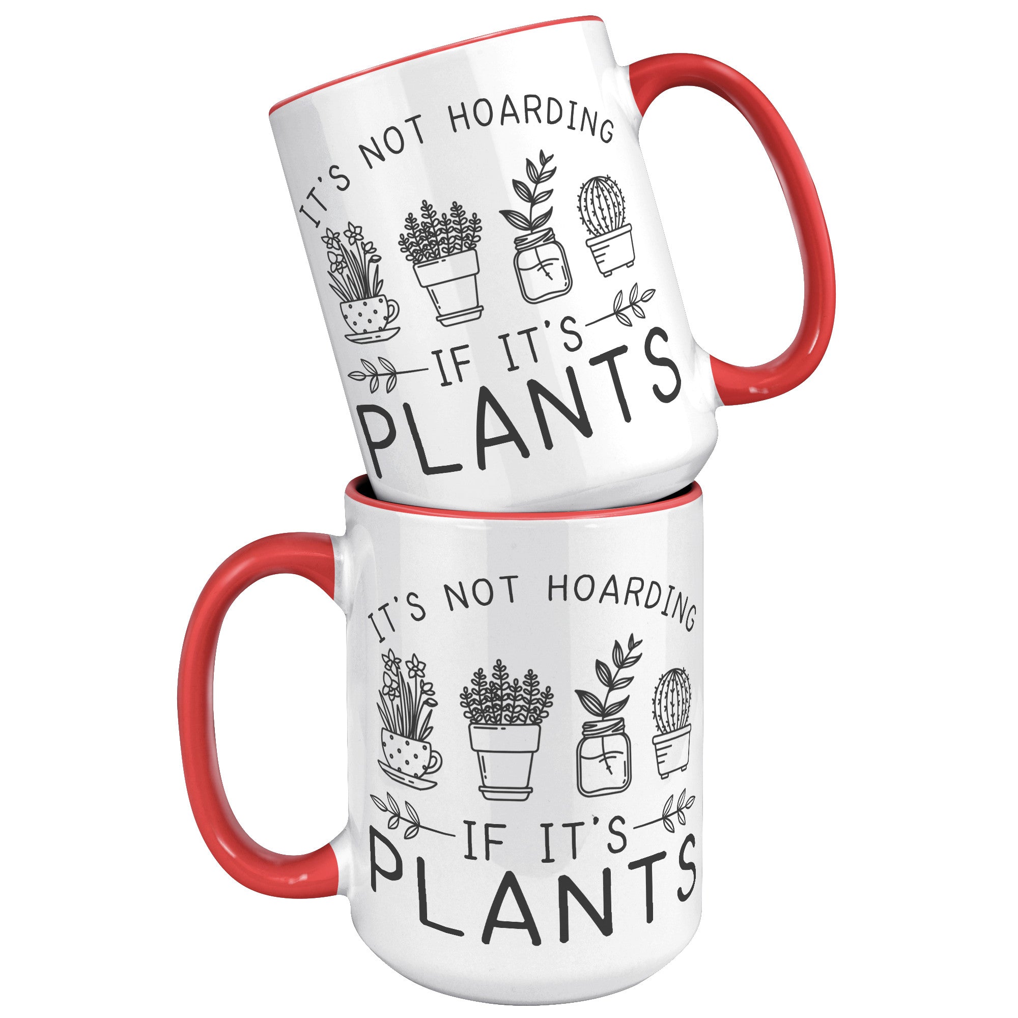 15oz Accent Mug - Plant Hoarding