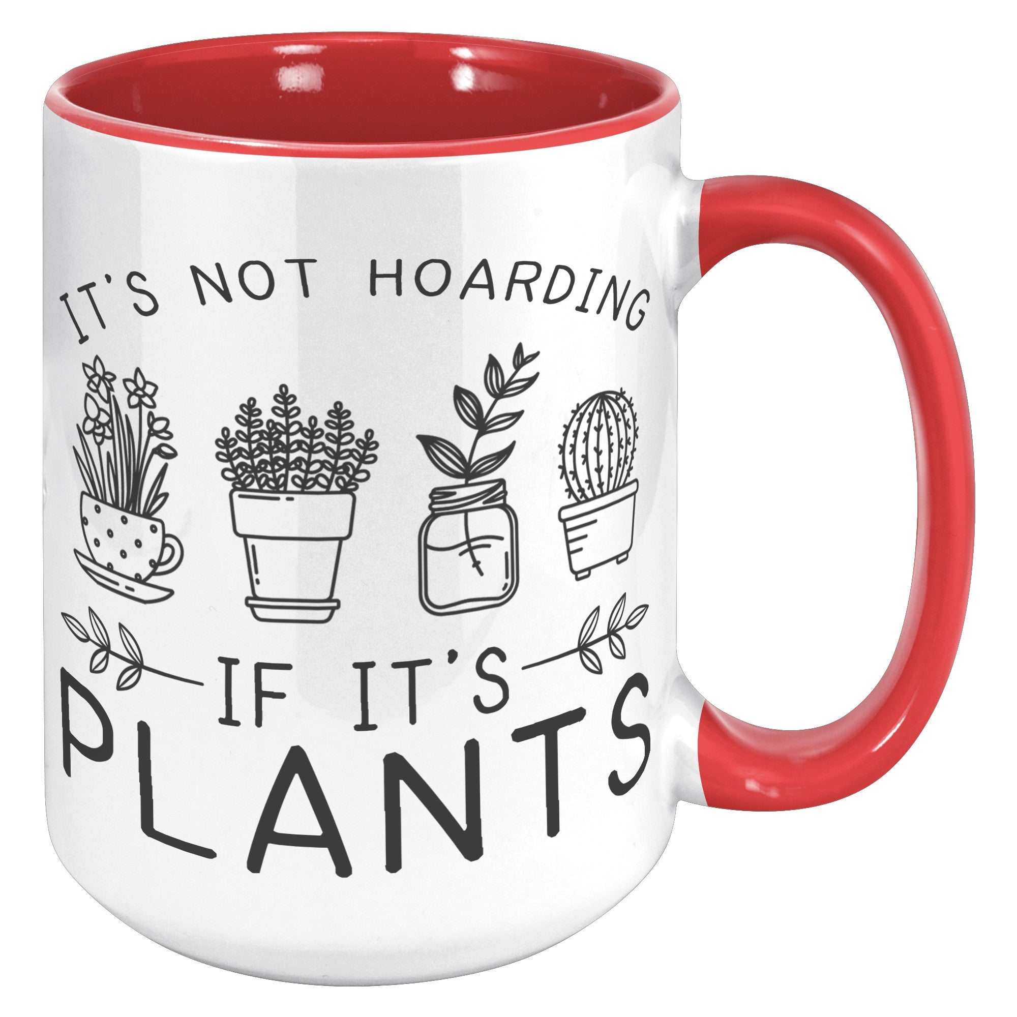 15oz Accent Mug - Plant Hoarding