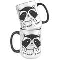15oz Accent Mug - Raccoon Do What I Want