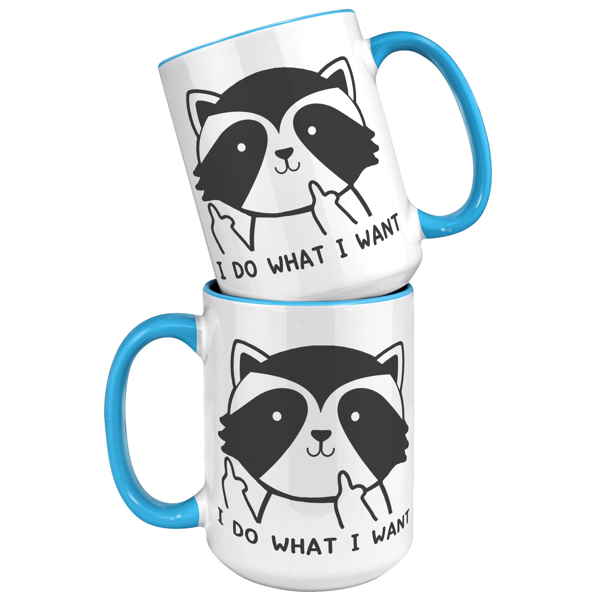 15oz Accent Mug - Raccoon Do What I Want