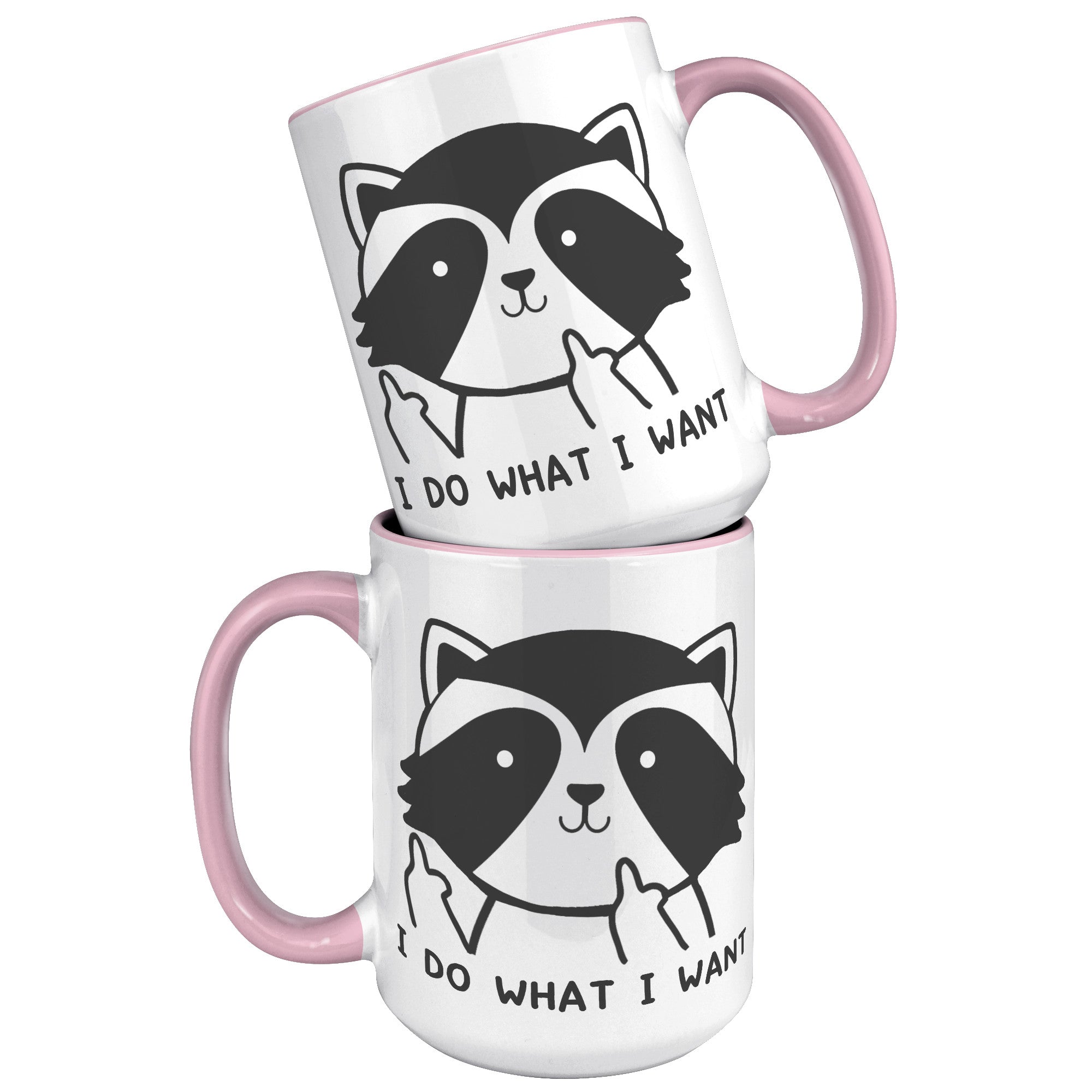 15oz Accent Mug - Raccoon Do What I Want