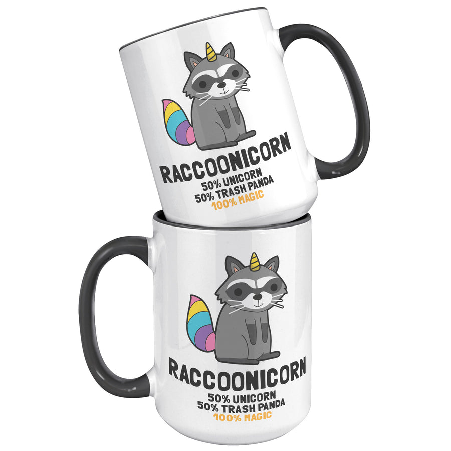15oz Accent Mug - Raccoonicorn