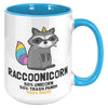 15oz Accent Mug - Raccoonicorn