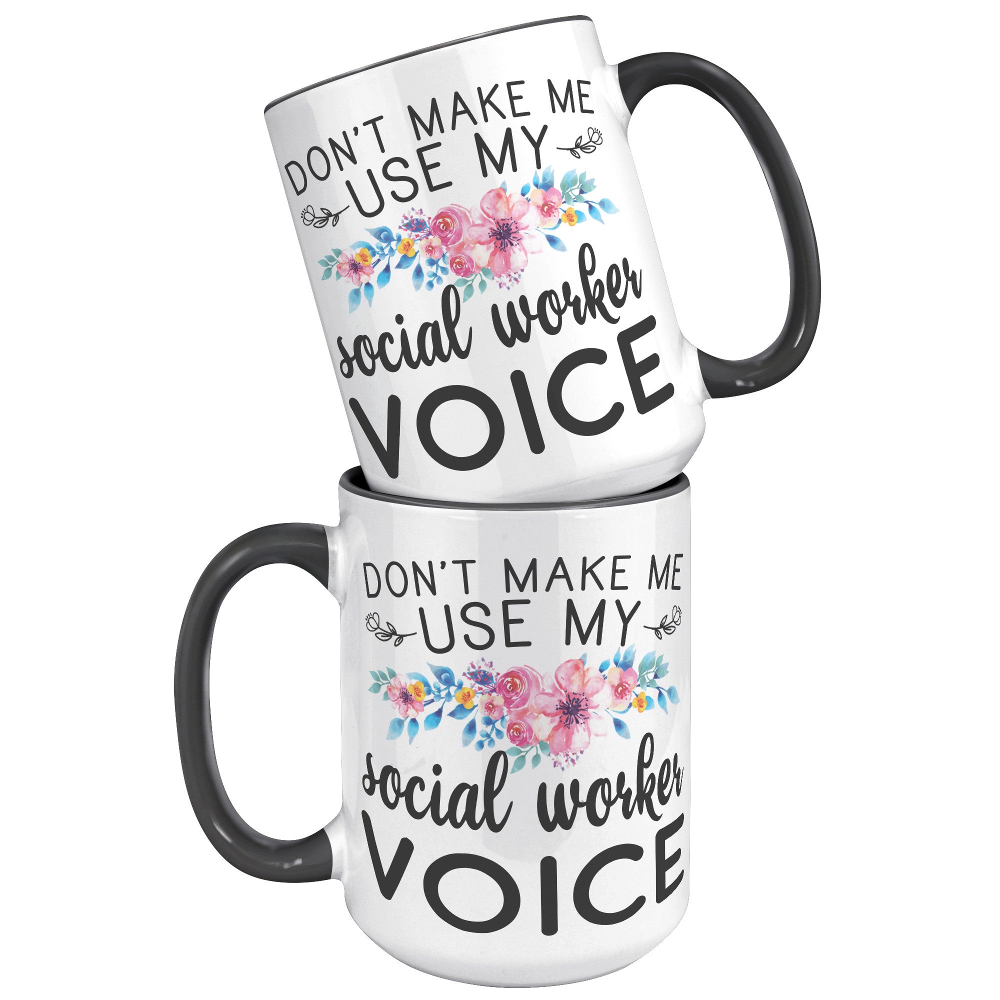 15oz Accent Mug - Social Worker Voice