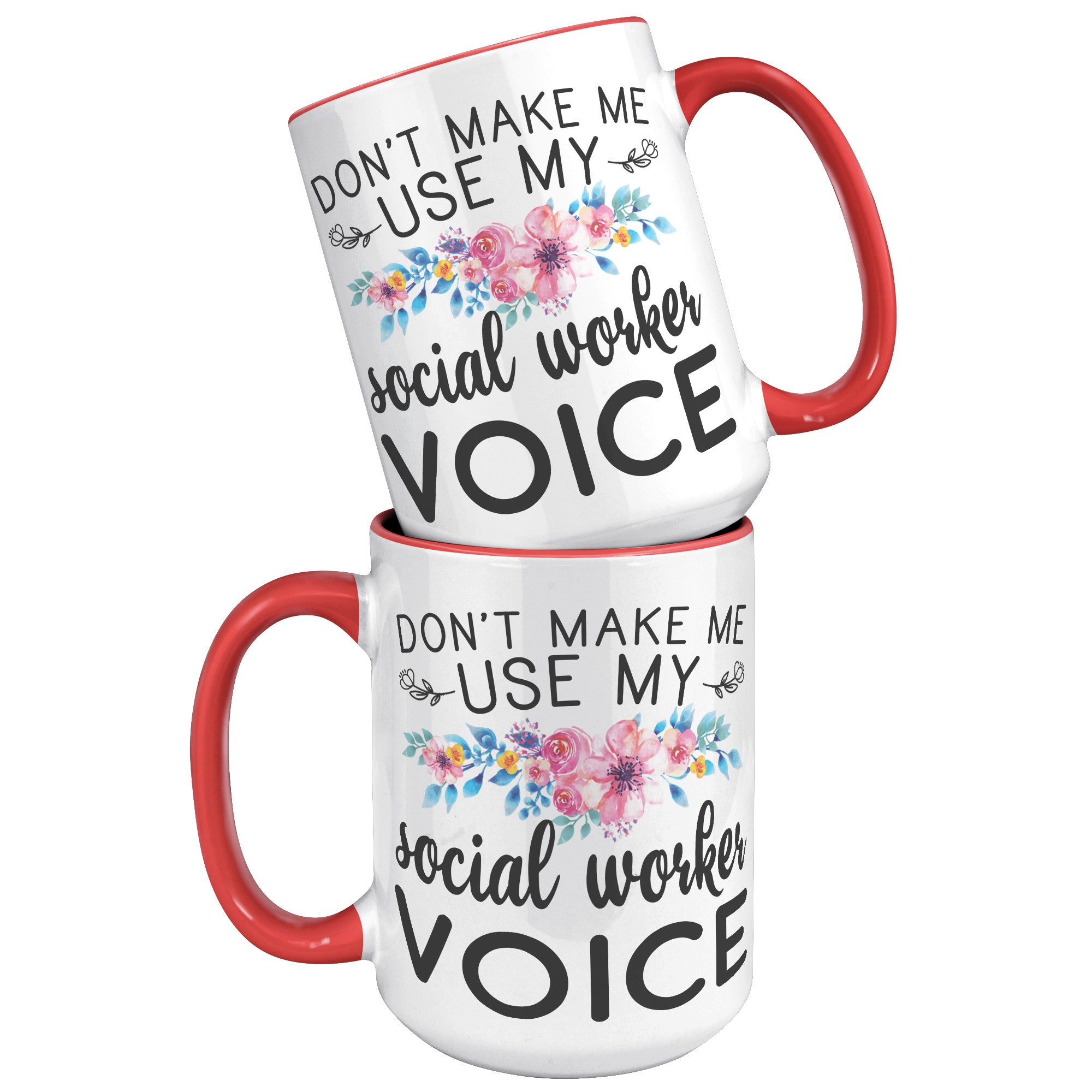 15oz Accent Mug - Social Worker Voice