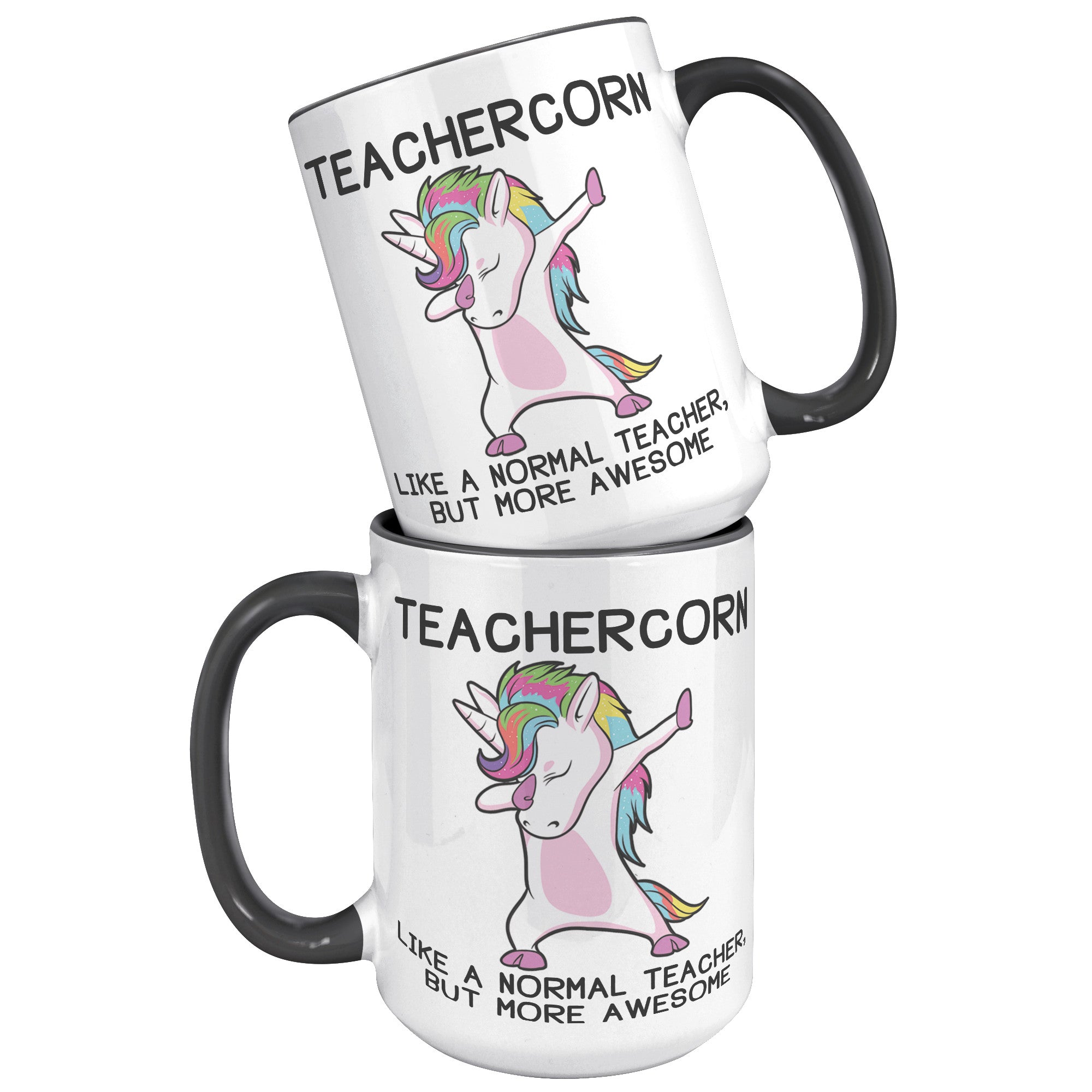 15oz Accent Mug - Teachercorn