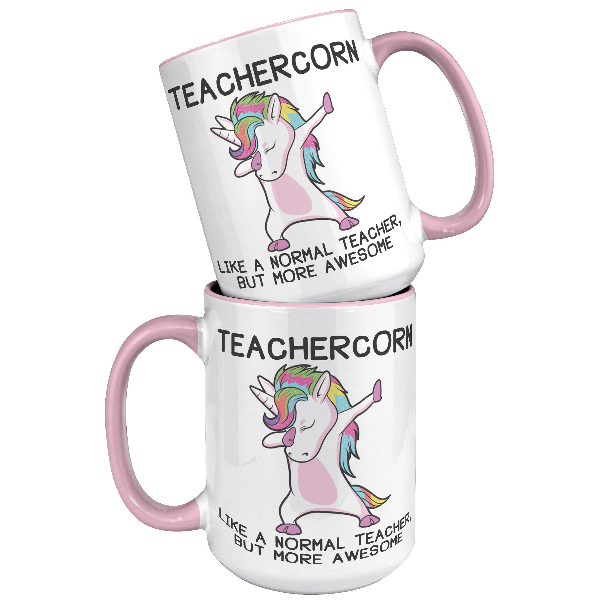 15oz Accent Mug - Teachercorn