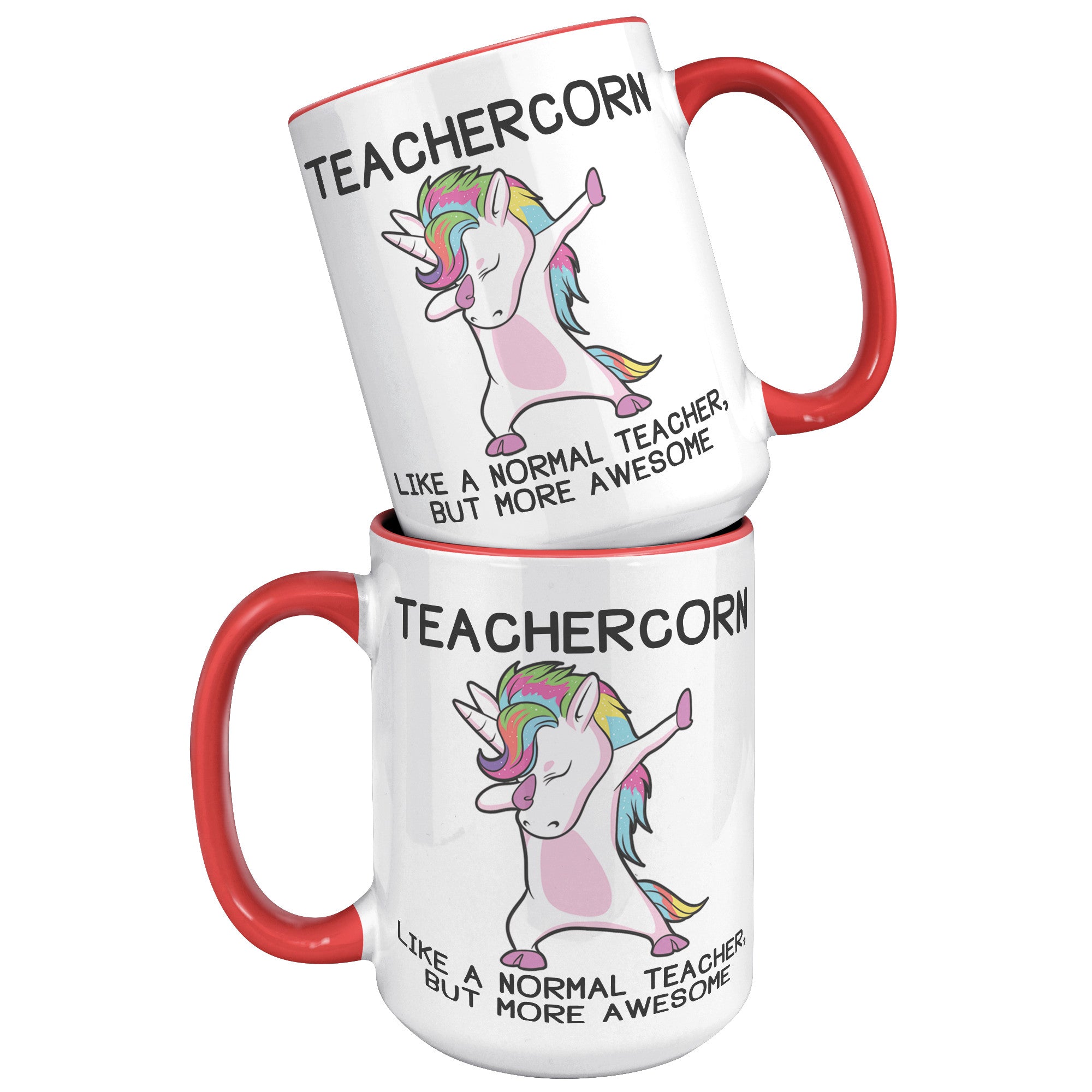 15oz Accent Mug - Teachercorn