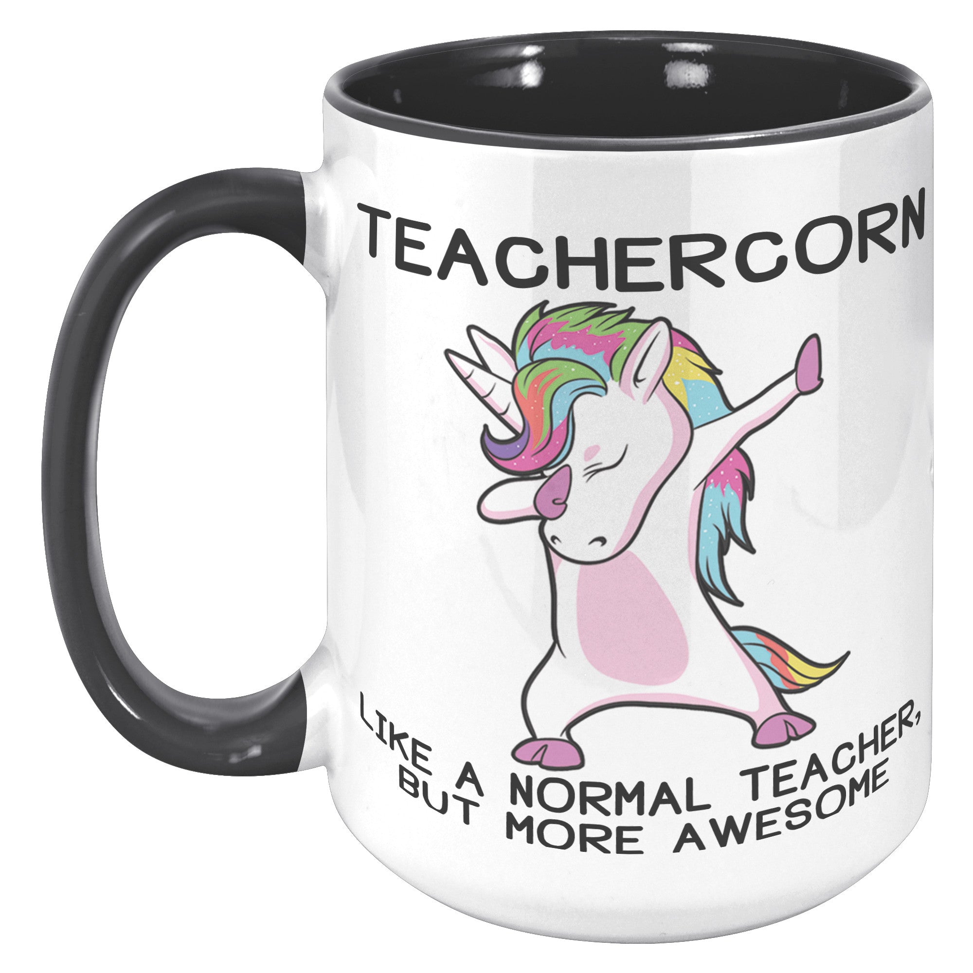 15oz Accent Mug - Teachercorn