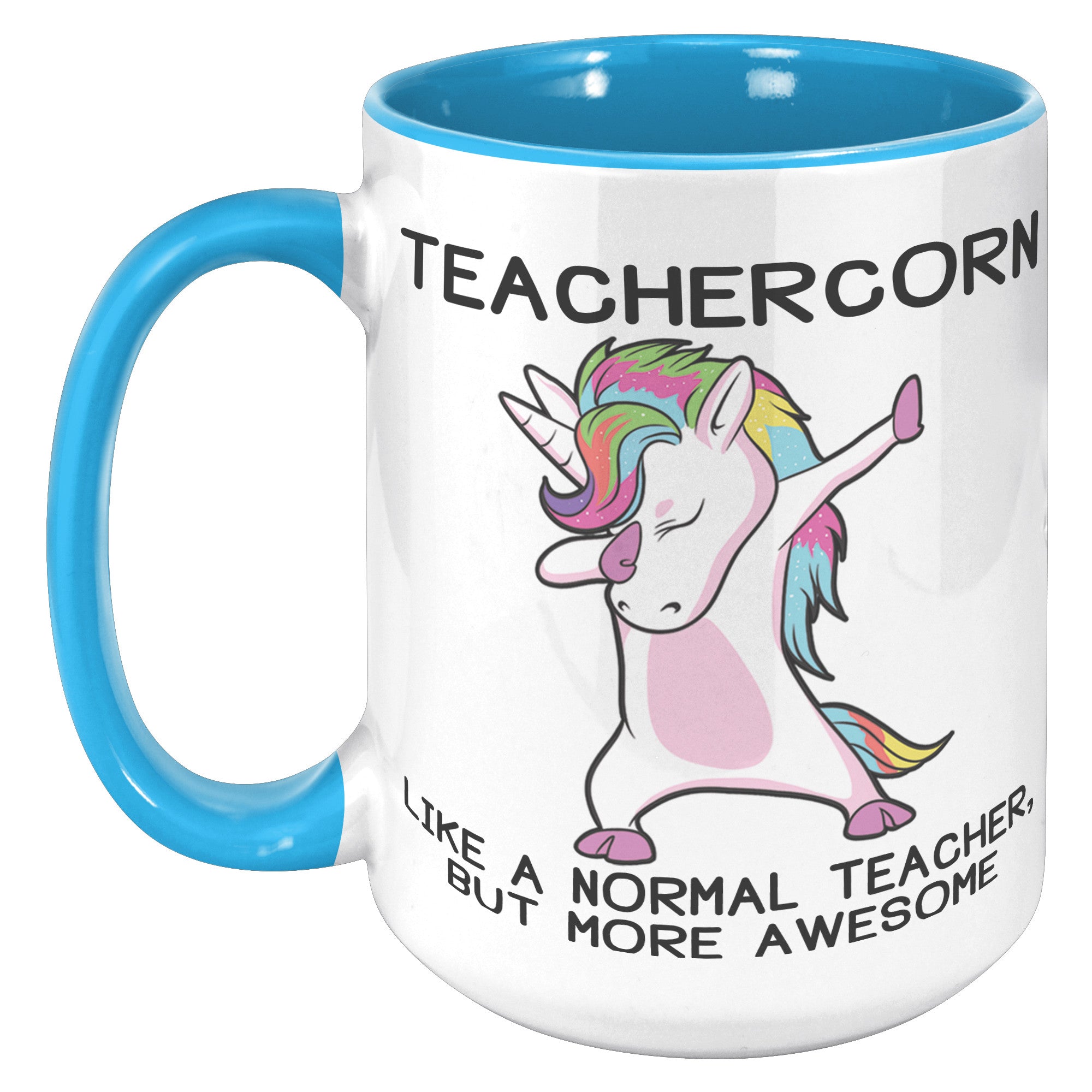 15oz Accent Mug - Teachercorn
