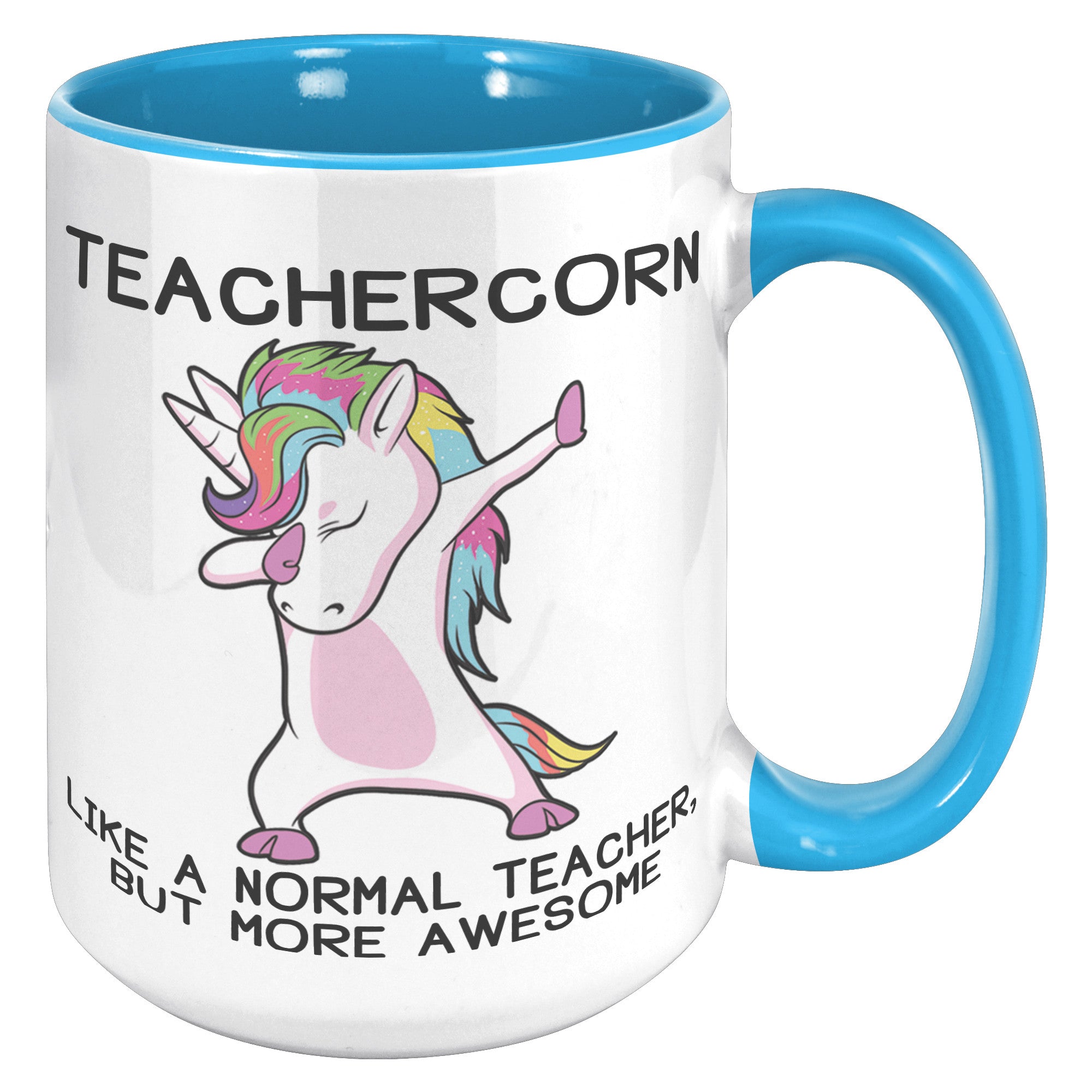 15oz Accent Mug - Teachercorn