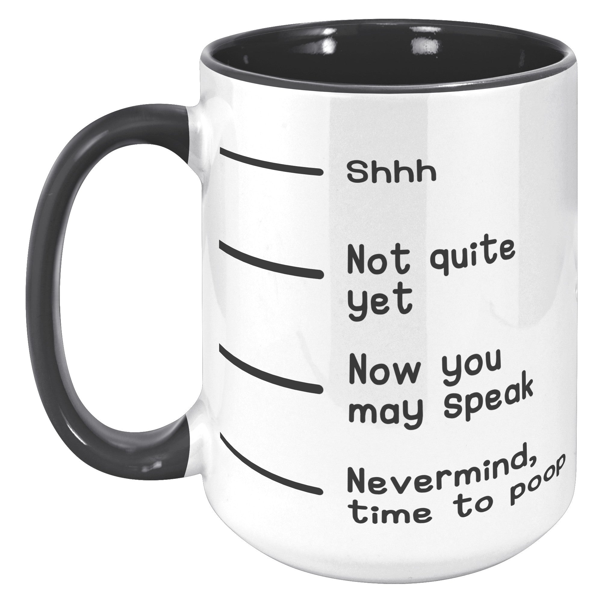 15oz Accent Mug - Time To Poop