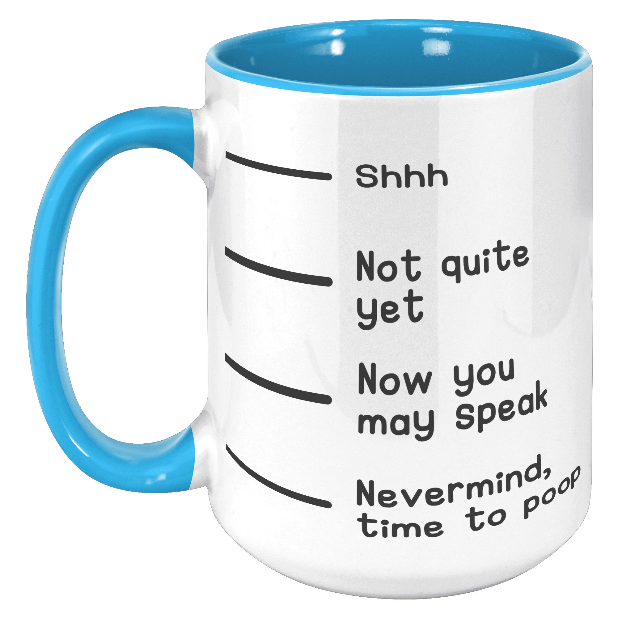 15oz Accent Mug - Time To Poop