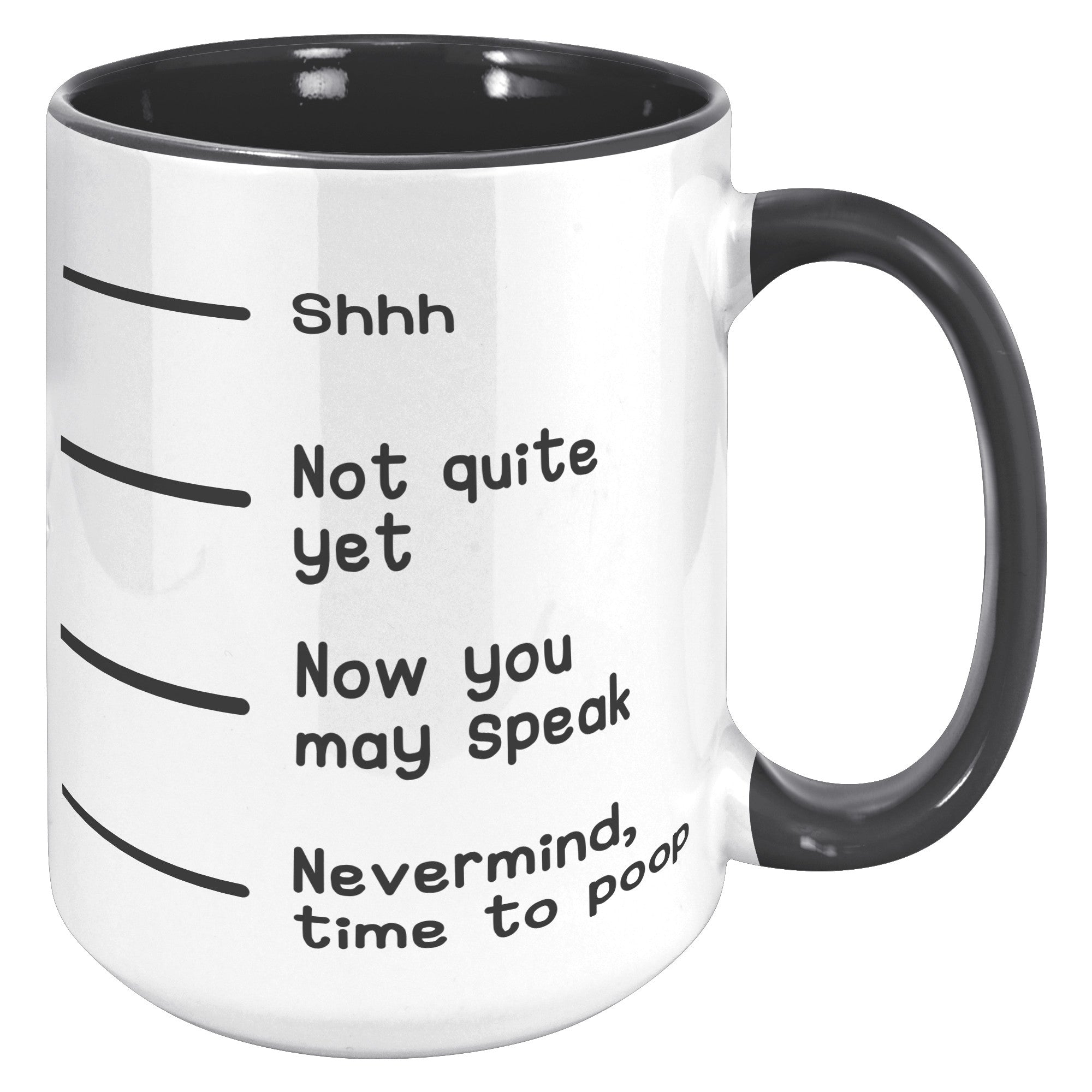15oz Accent Mug - Time To Poop