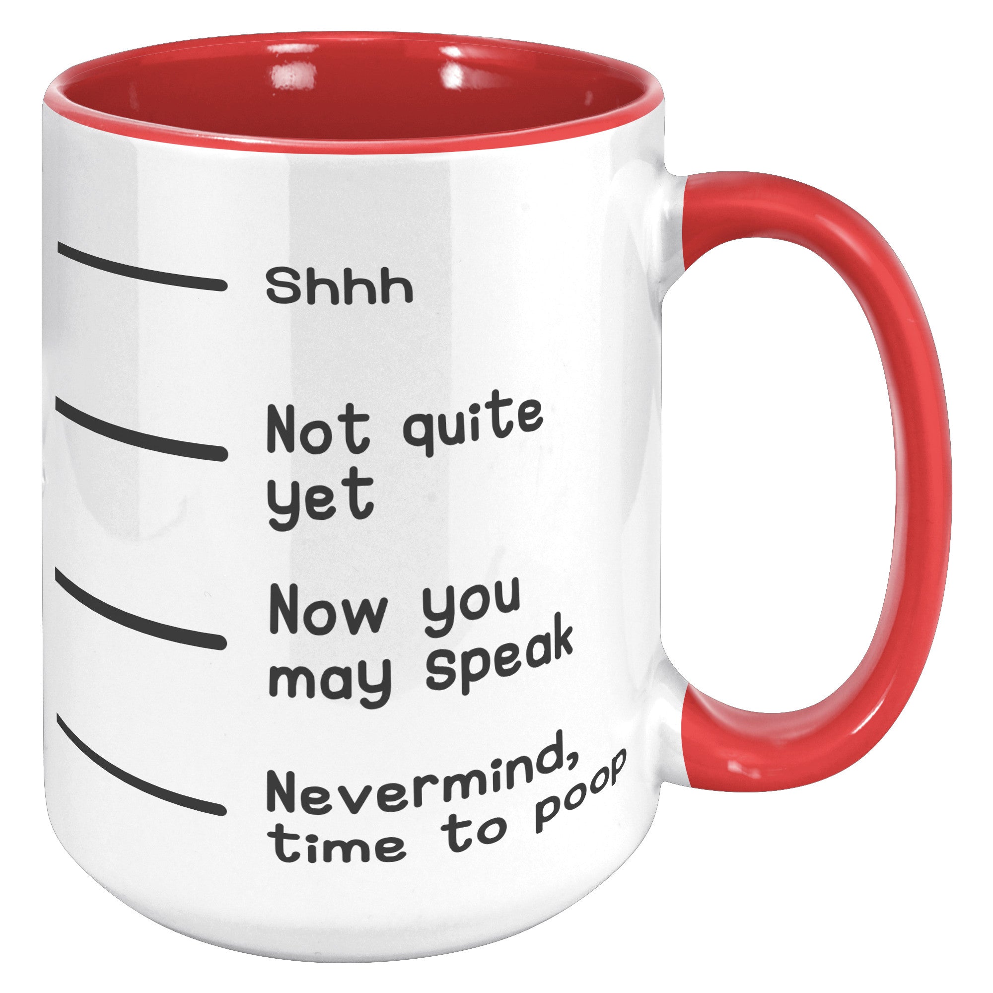 15oz Accent Mug - Time To Poop