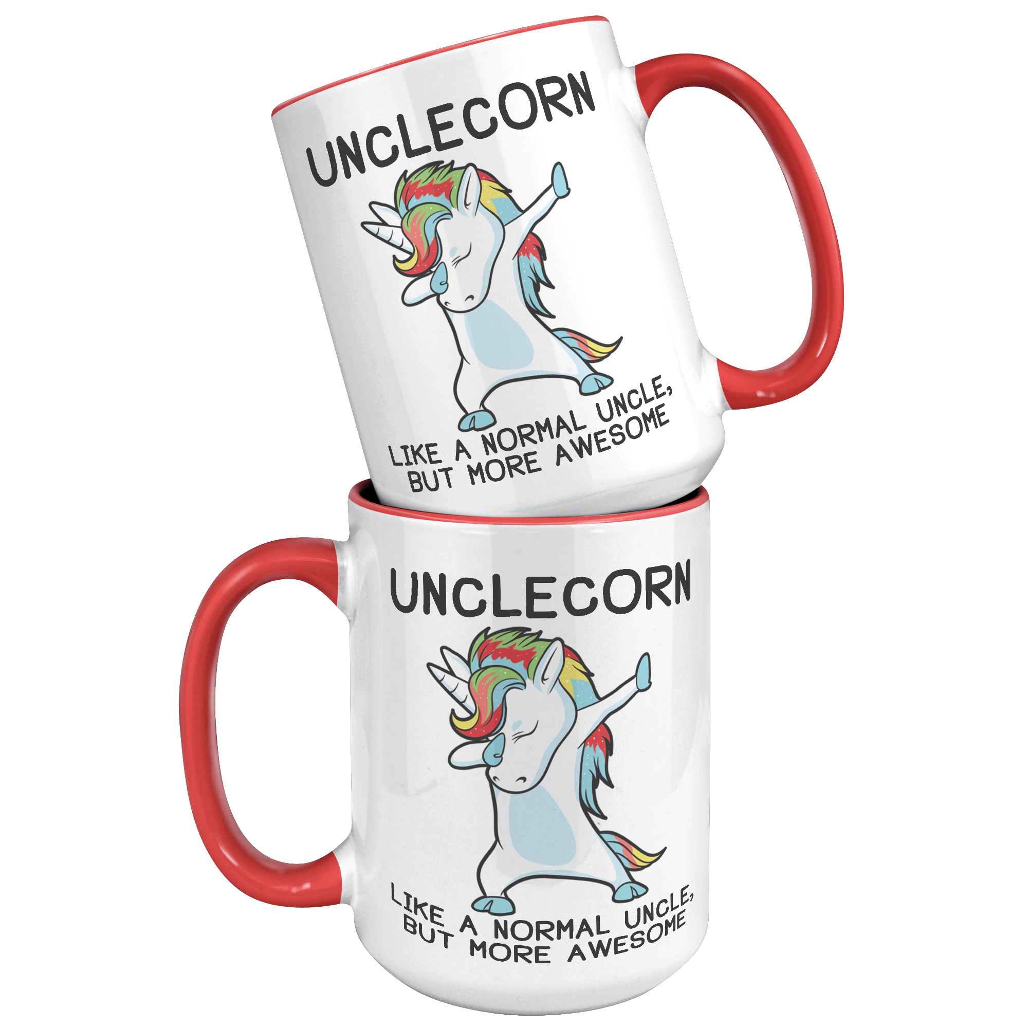 15oz_Accent_Mug_-_Unclecorn_15oz_Accent_FrontBack_Red_Mockup.png