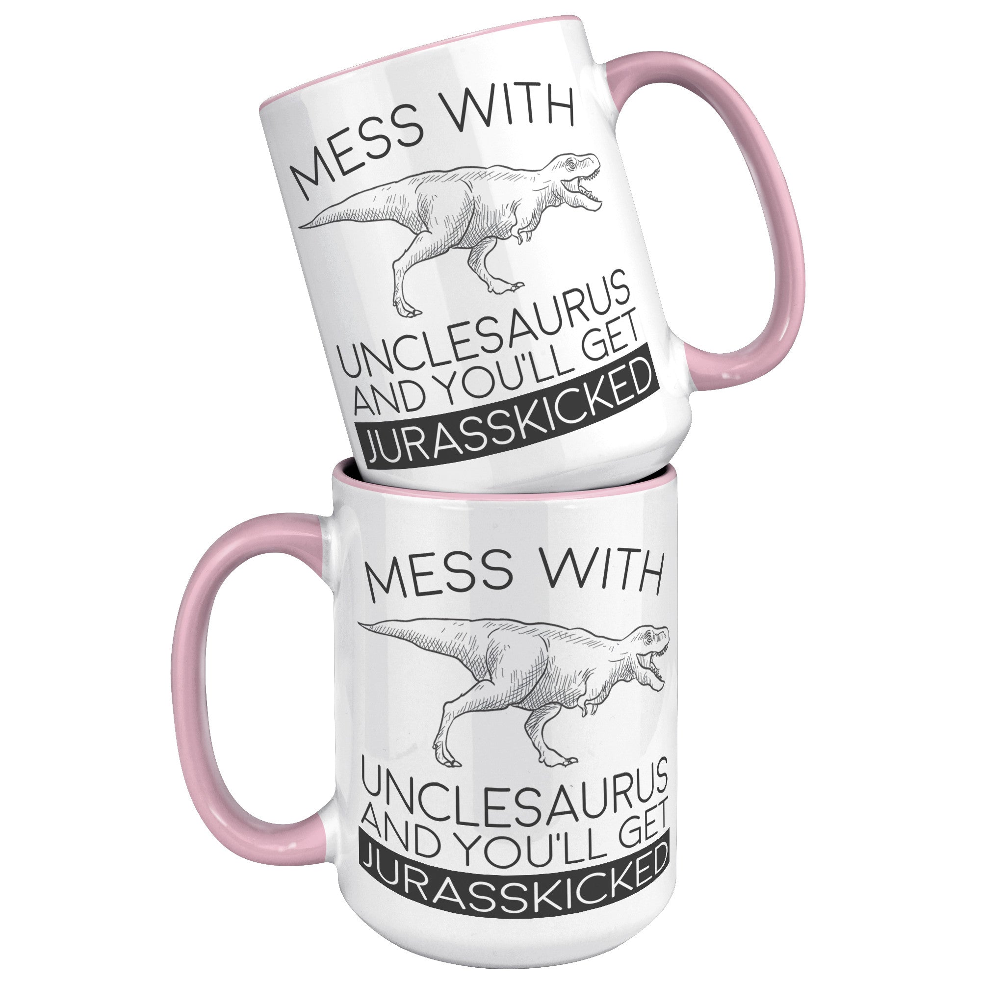 15oz Accent Mug - Unclesaurus Jurasskicked