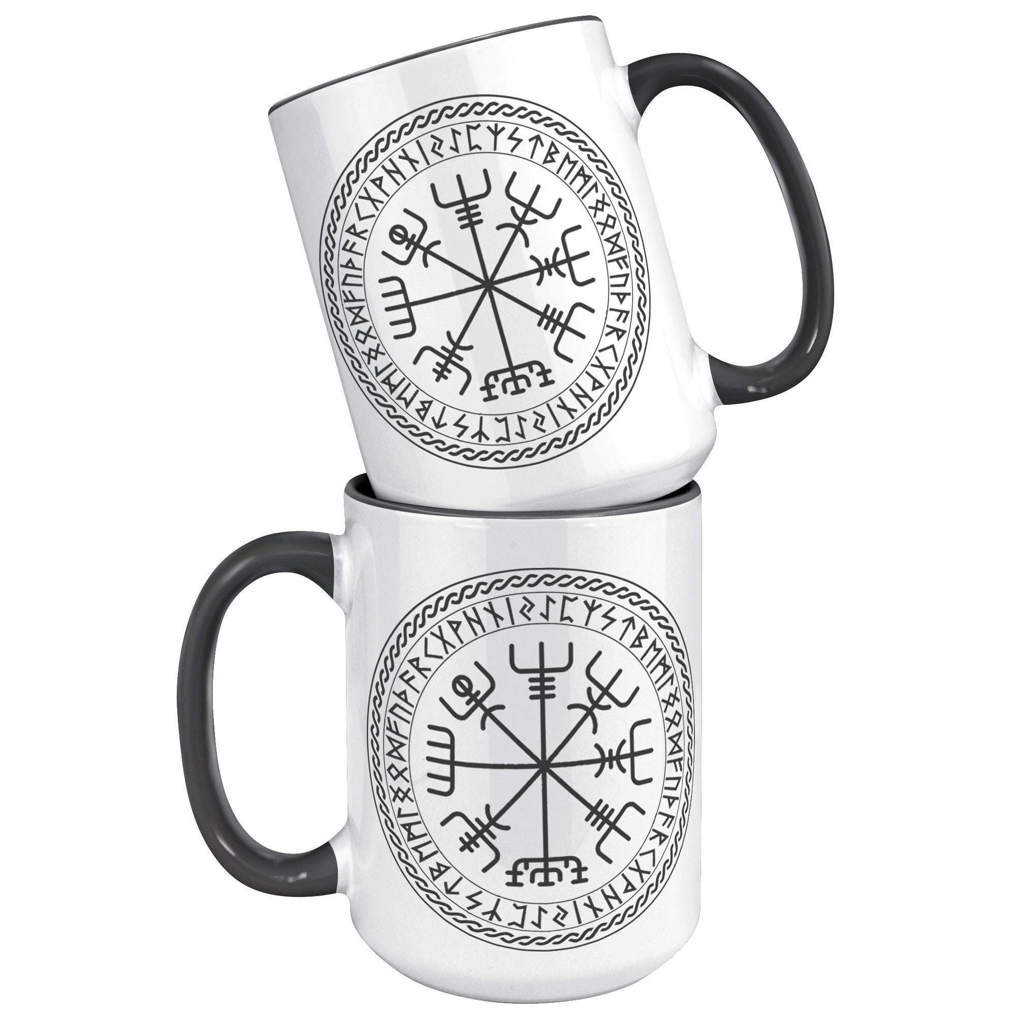 15oz Accent Mug - Viking Compass