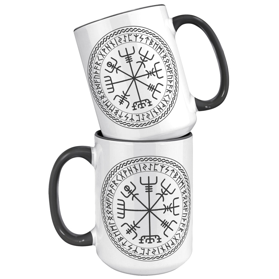 15oz Accent Mug - Viking Compass
