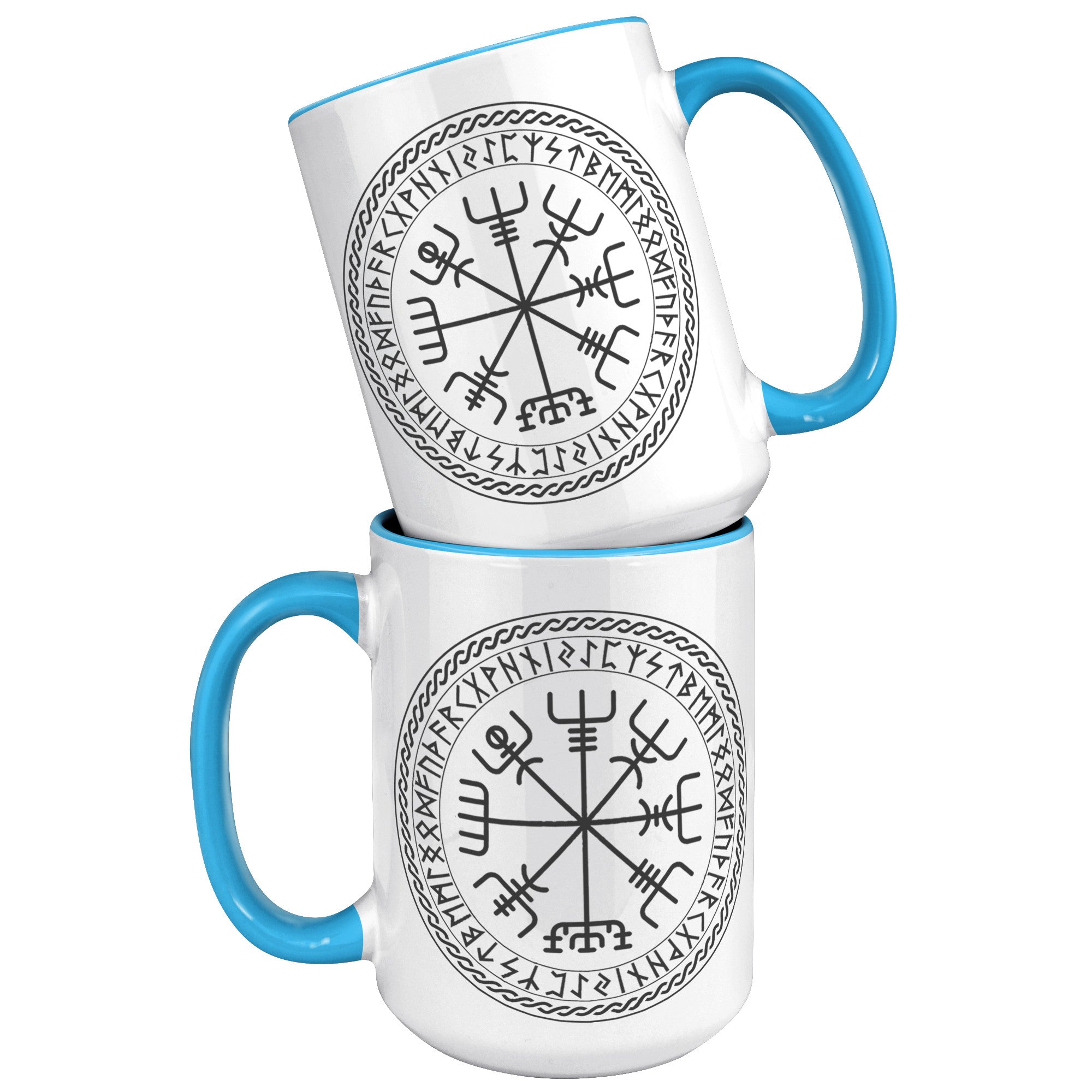 15oz Accent Mug - Viking Compass