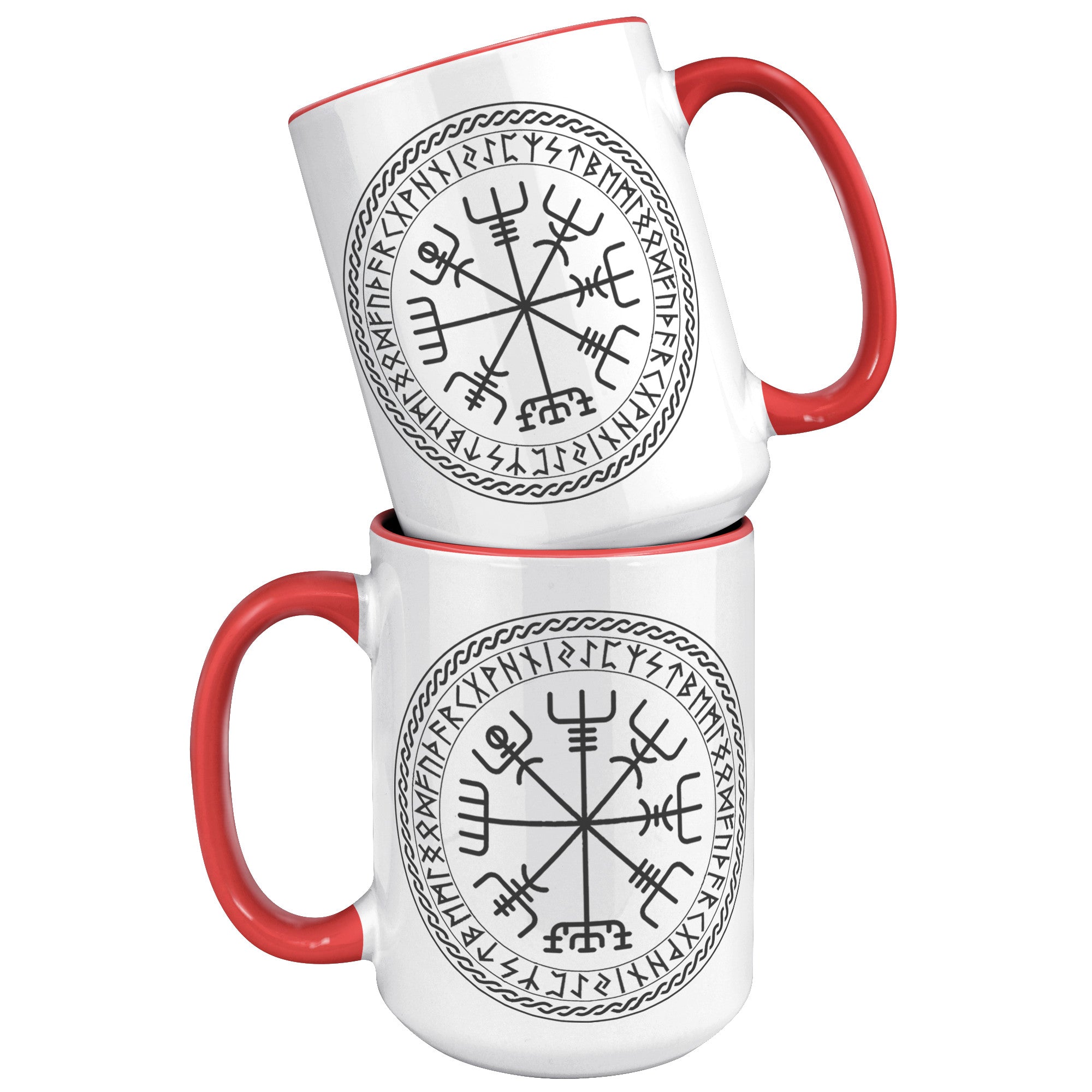 15oz Accent Mug - Viking Compass