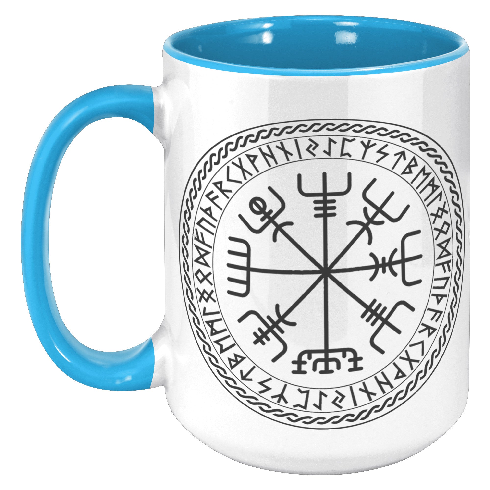 15oz Accent Mug - Viking Compass