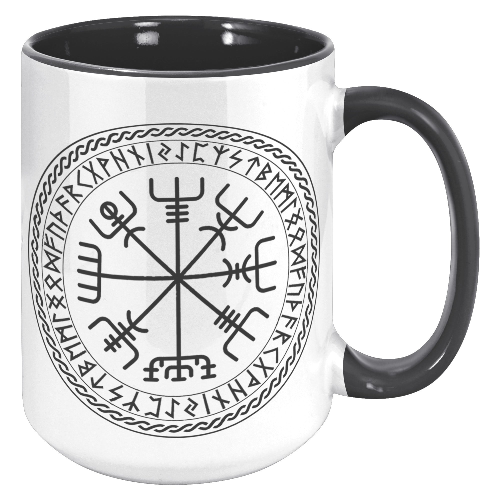 15oz Accent Mug - Viking Compass