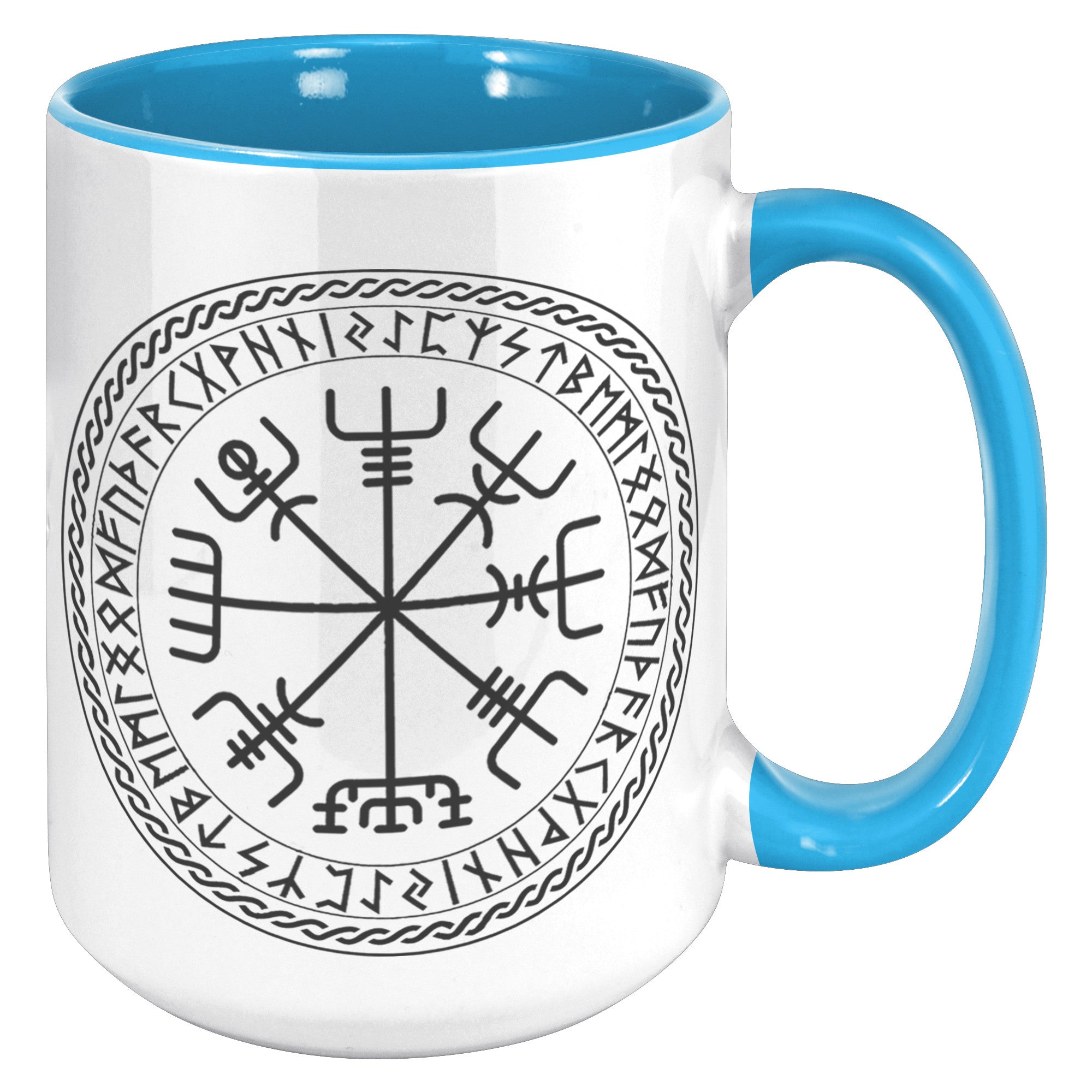 15oz Accent Mug - Viking Compass