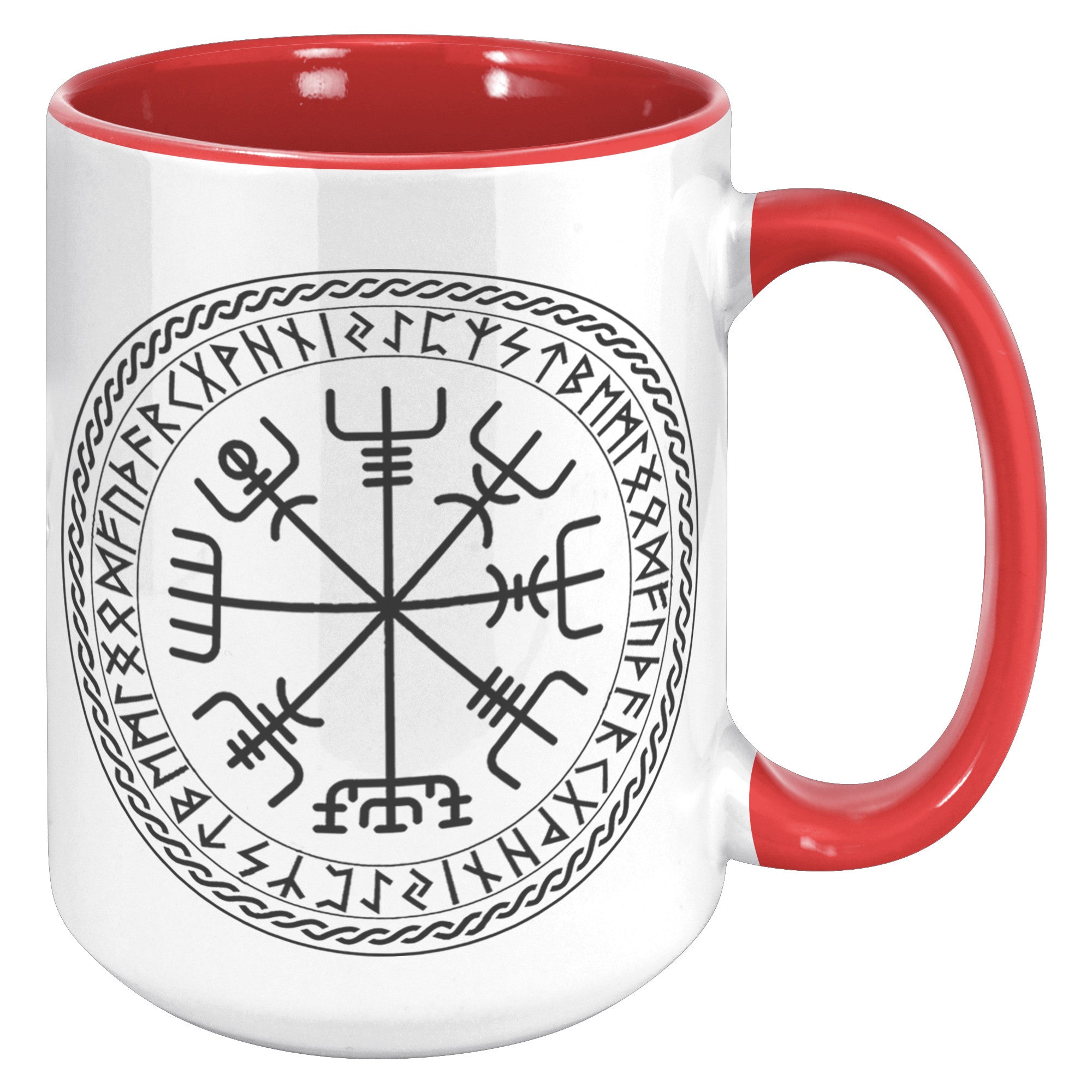 15oz Accent Mug - Viking Compass