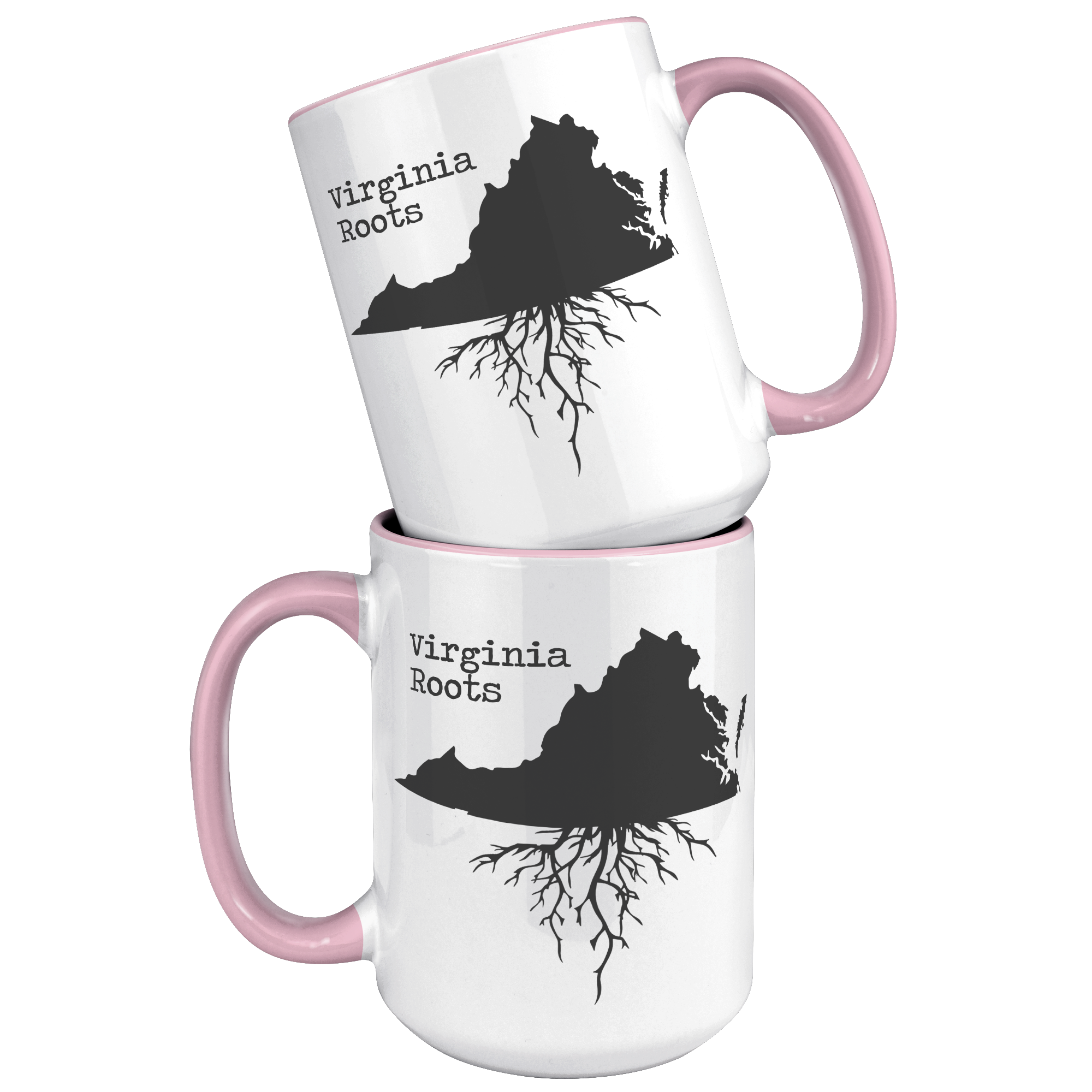 15oz_Accent_Mug_-_Virginia_Roots_15oz_Accent_FrontBack_Pink_Mockup.png