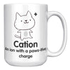 15oz White Mug - Cation