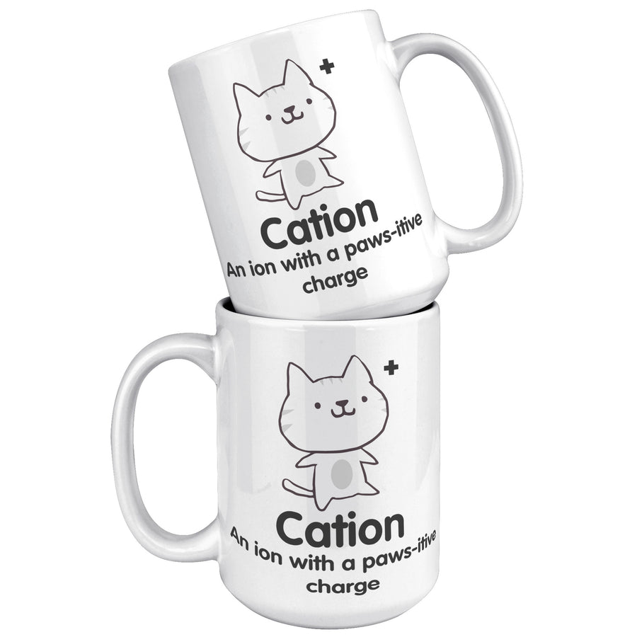 15oz White Mug - Cation