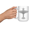 15oz White Mug - Flying Pilot Word Cloud